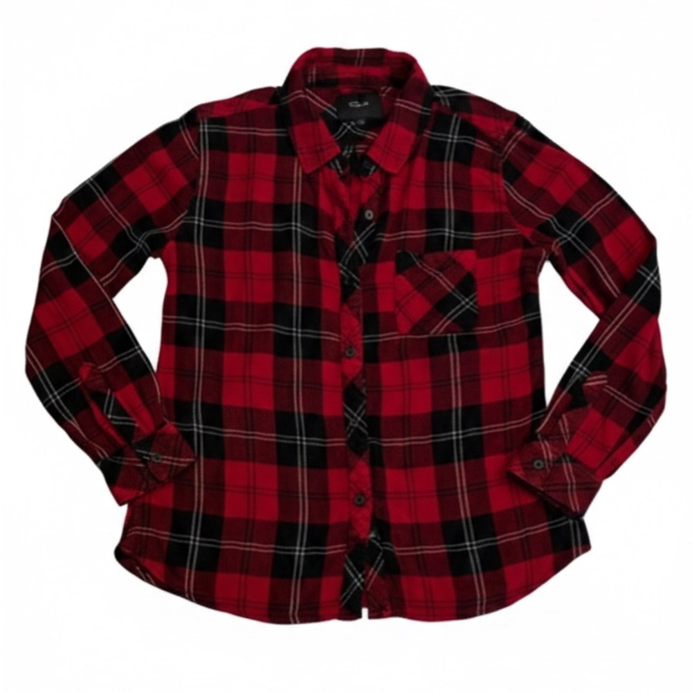 Rails Hunter Red/Tartan Button Down Shirt - Picture 2 of 16